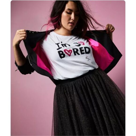 Torrid x betsey Johnson crop leopard print studded leather jacket y2k 80’s sz 1 - Picture 5 of 10